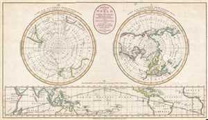 1782 Bayly Map of the World