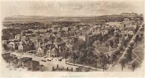 1906 Richard Rummell View of Yale University, New Haven, Connecticut