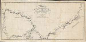 1823 Franklin Map of Manitoba and Saskatchewan, Canada