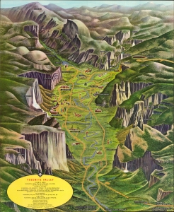1963 Cavagnaro / Holub Pictorial View of Yosemite Valley, California