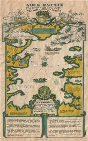 1930 Stacy Wood Map of 'Your Estate'