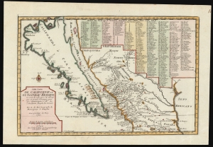 1700 De Fer Map of Insular California and  Mexico