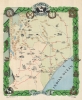 1941 Preston Pictorial WWII Map of the 12th African Division in East Africa