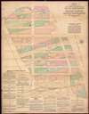 1882 Holmes Map of Greenwich Village, Manhattan, New York City