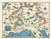 1945 Mackechnie Pictorial Route Map of the 42nd Infantry Division in WWII