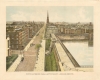 1904 Welcke Lithograph View of New York's Murray Hill Neighborhood in 1879