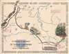 1945 Kaliher and White Pictorial WWII Route Map of the 79th Inf. in France