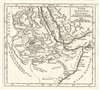 1749 Vaugondy Map of Abyssinia (Ethiopia), Sudan and the Red Sea