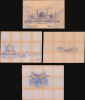 1996 Whiteprint Plans for the Sheikh Zayed Mosque, United Arab Emirates