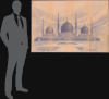 1996 Whiteprint Plans for the Sheikh Zayed Mosque, United Arab Emirates