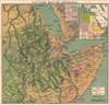 1935 George Philip Pictorial Map of East Africa: Ethiopia, Somalia, and Sudan