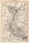 1870 Stanford Map of Abyssinia (Ethiopia); British Expedition