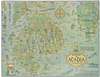 1966 Phillips Map of Mount Desert Island, Maine (Acadia National Park)