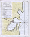 1764 Bellin Map of Acapulco, Mexico