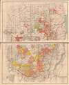 1898 Fox Wall-Sized Map of the Adirondacks, New York