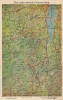 1921 Knight Pictorial Map of the Adirondacks, New York
