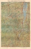 1922 Knight Pictorial Map of the Adirondacks, New York