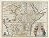 1635 Blaeu Map of Central Africa - Kingdom of Prester John