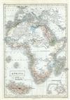 1851 Black Map of Africa