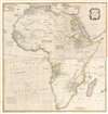 1755 D'Anville / Bolton Wall Map of Africa