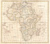 1799 Clement Cruttwell Map of Africa