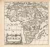 1661 Elzevir / Cluver map of Africa
