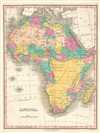 1828 Finley Map of Africa