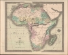 1849 Greenleaf Map of Africa