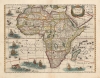 1631 Jansson / Hondius Map of Africa