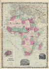 1863 Johnson Map of Africa