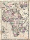 1866 Johnson Map of Africa