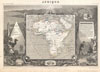 1847 Levasseur Map of Africa