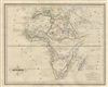 1836 Malte-Brun Map of Africa