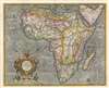 1609 Mercator / Hondius Map of Africa