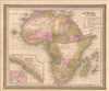1850 Mitchell Map of Africa