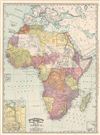 1892 Rand McNally Map of Africa