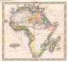 1823 Tanner Map of Africa