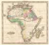 1825 Tanner Map of Africa