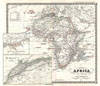 1855 Spruner Map of Africa since the beginning of the 15th century