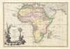 1762 Janvier Map of Africa