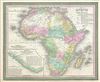 1854 Mitchell Map of Africa