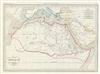 1843 Malte-Brun Map of Northern Africa in Antiquity