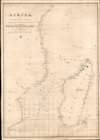 1828 Owen Nautical Chart Madagascar w/Manuscript Whaling Notes
