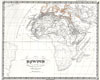1855 Perthes Map of Africa prior to the Arab Invasions of the 7th Century