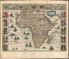 Africae nova descriptio. Auct: Guiljelmo Blaeuw. - Main View Thumbnail