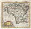 1742 Hederichs Map of Africa