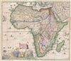 1697 Sandrart Map of Africa (first map engraved by Homann)