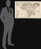 L'Afrique distinguée en ses principales parties, sçavoir La Barbarie, Le Biledulgerid, L'Egypte, Le Saara ou le Desert, Le Pays des Negres, La Guinee, La Nubie, L Abissinie, Le Zanguebar, Le Congo, Le Monomotapa, Les Cafres, Les Iles de Canarie, du Cap-Verd, de St.Thomas, L'Isle Dauphine, autrement Madagascar, ou sont remarqués les Empires, Monarchies, Royaumes, Estats, et peuples qui partagent presentement L'Afrique.Tiré sur les Relations les plus nouvelles. Par le Sr. Sanson, Geographe ordre. du Roy. - Alternate View 1 Thumbnail