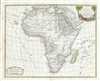 1783 Vaugondy Map of Africa