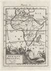 1719 Mallet Map of Africa in Antiquity